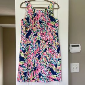 Lilly Pulitzer, Cathy Shift Dress, Multicolor Pattern, Size 6, EUC, Worn twice.